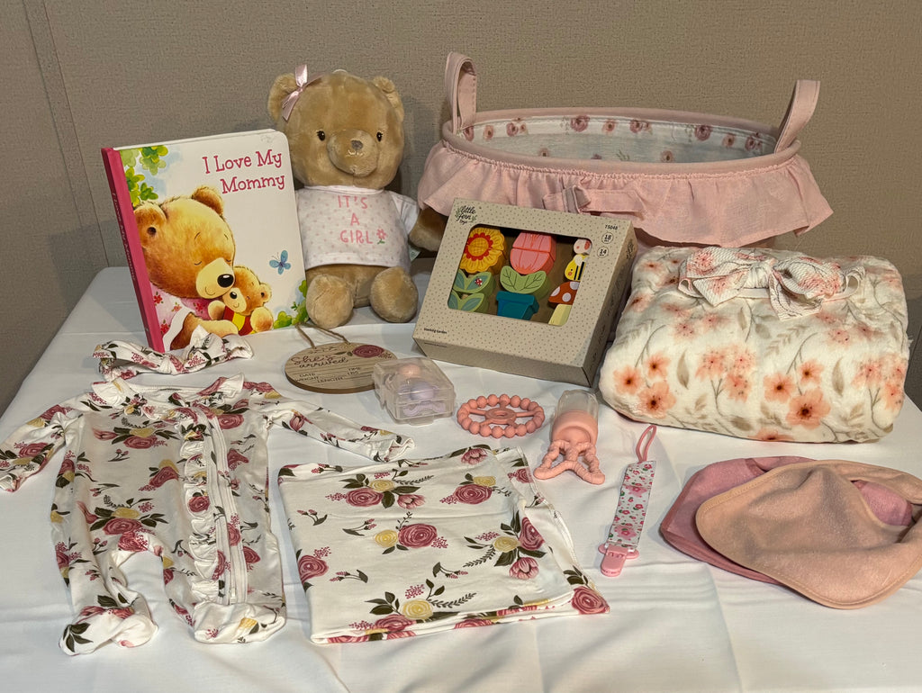 Luxury Baby Girl Gift Basket | Baby Shower Gift | Newborn Gift Box
